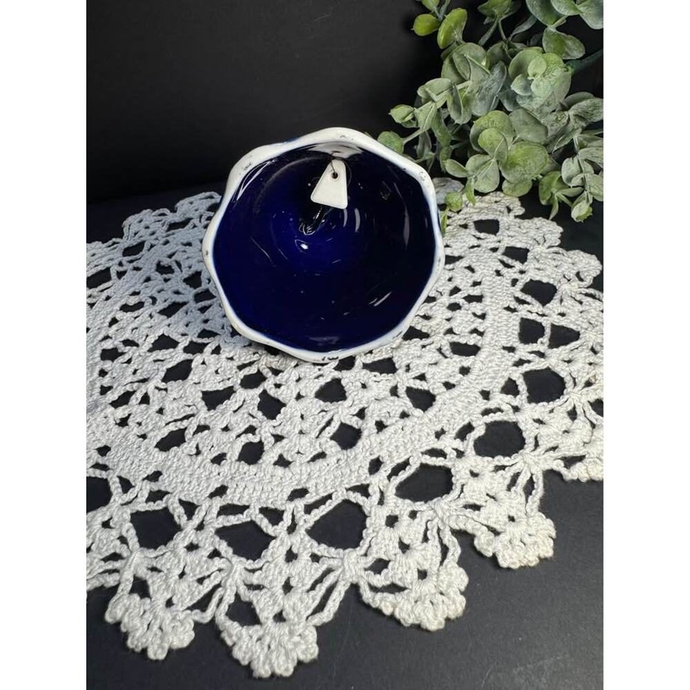 Blue Ceramic Bell Peacock Design - Picture 3 of 3